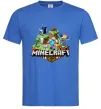 Мужская футболка Minecraft Ярко-синий фото