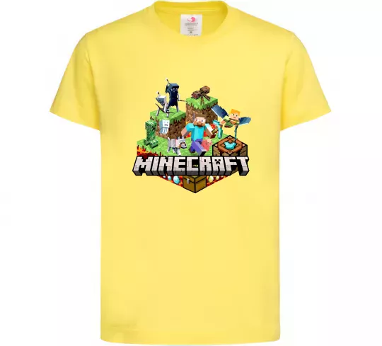 Дитяча футболка Minecraft Лимонний фото