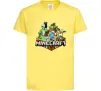 Дитяча футболка Minecraft Лимонний фото