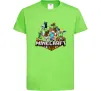 Дитяча футболка Minecraft Лаймовий фото