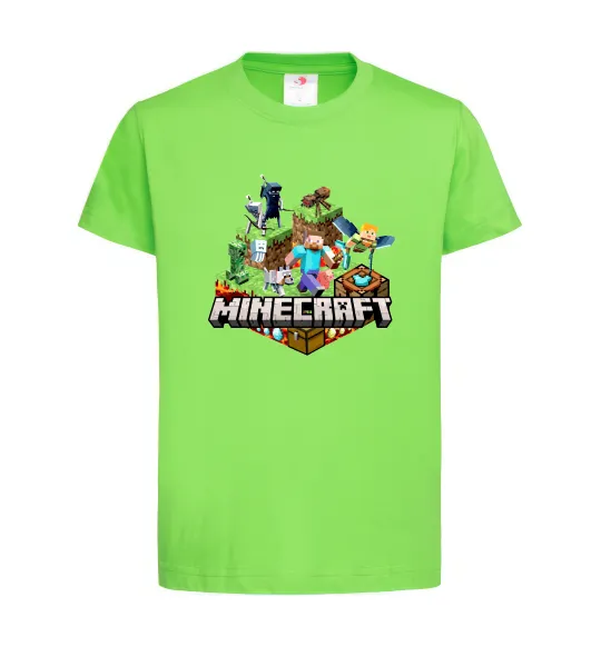 Детская футболка Minecraft Лаймовый фото