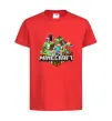Детская футболка Minecraft Красный Детская футболка Minecraft Красный фото
