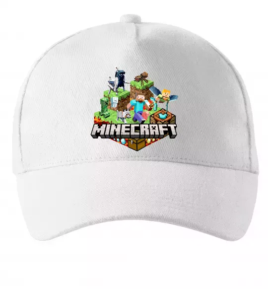 Кепка Minecraft Белый фото