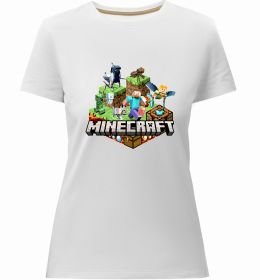 Жіноча преміум футболка Minecraft