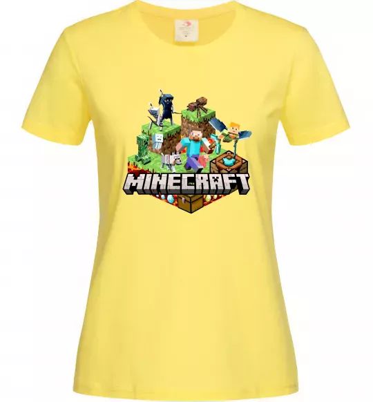 Жіноча футболка Minecraft Лимонний фото