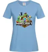 Жіноча футболка Minecraft Блакитний Жіноча футболка Minecraft Блакитний фото