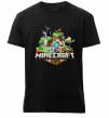 Мужская премиум футболка Minecraft Черный фото