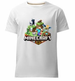 Мужская премиум футболка Minecraft