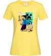 Жіноча футболка Майнкрафт зомбі Лимонний фото