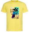 Чоловіча футболка Майнкрафт зомбі Лимонний фото