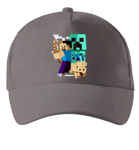 Кепка Майнкрафт зомбі Серый фото