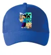 Кепка Майнкрафт зомбі Ярко-синий Кепка Майнкрафт зомбі Ярко-синий фото