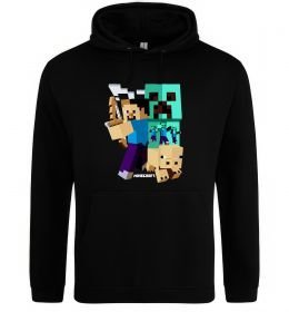 Чоловіча толстовка (худі) Майнкрафт зомбі