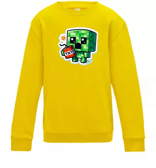 Дитячий світшот Tiny creeper Сонячно жовтий фото