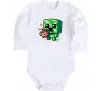 Дитячий бодік Tiny creeper Білий фото