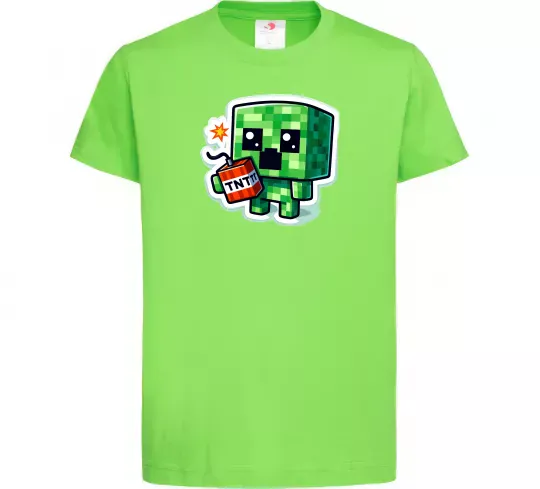 Детская футболка Tiny creeper Лаймовый фото