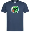 Чоловіча футболка Tiny creeper Темно-синій фото