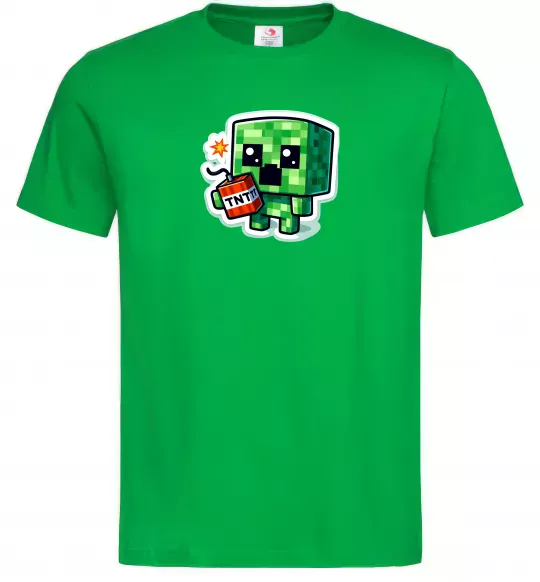 Чоловіча футболка Tiny creeper Зелений фото