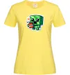 Жіноча футболка Tiny creeper Лимонний фото