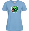 Жіноча футболка Tiny creeper Блакитний фото