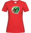 Жіноча футболка Tiny creeper Червоний фото