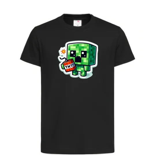Детская футболка Tiny creeper Черный фото