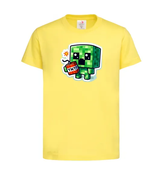 Детская футболка Tiny creeper Лимонный фото