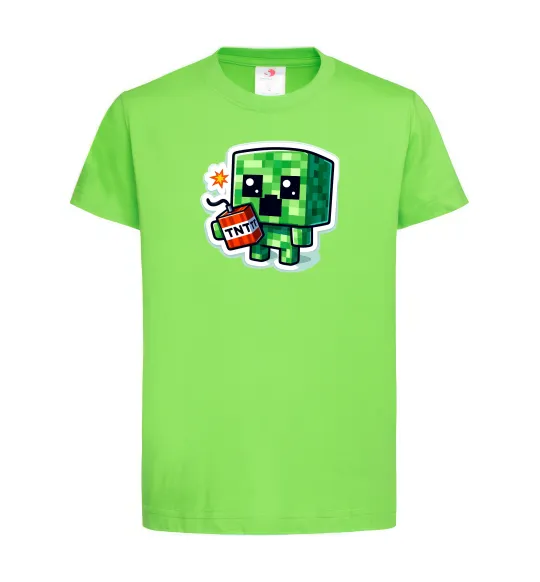 Детская футболка Tiny creeper Лаймовый фото