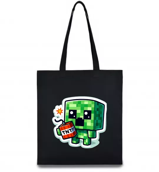 Эко-сумка Tiny creeper Черный фото