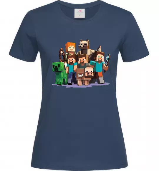 Женская футболка Steeve Alexa Темно-синий фото