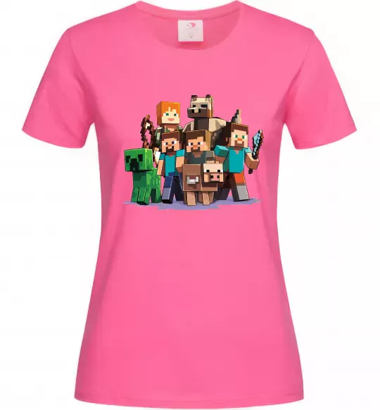 Женская футболка Steeve Alexa Ярко-розовый фото