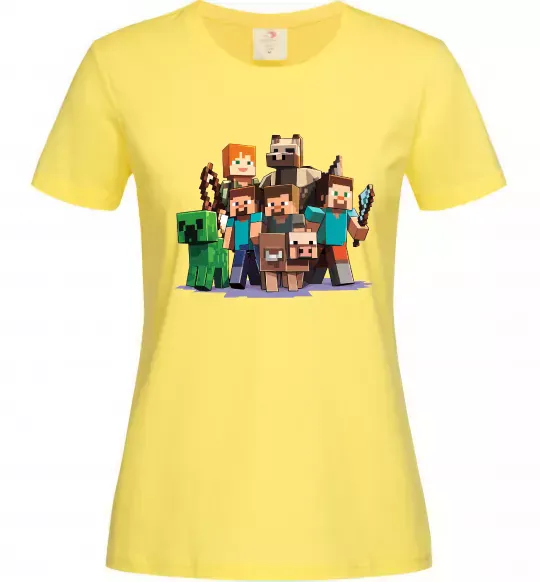 Женская футболка Steeve Alexa Лимонный фото