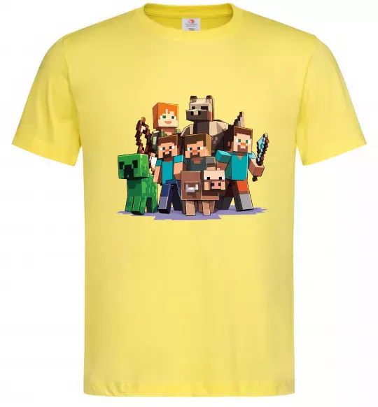 Чоловіча футболка Steeve Alexa Лимонний фото