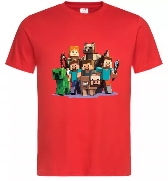 Чоловіча футболка Steeve Alexa Червоний фото