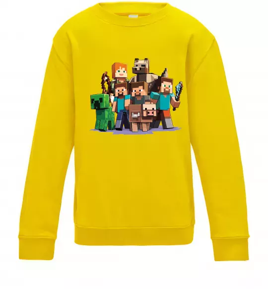 Дитячий світшот Steeve Alexa Сонячно жовтий фото