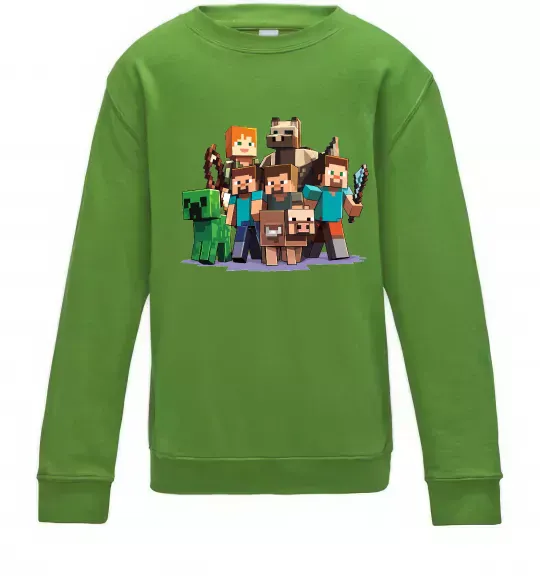 Дитячий світшот Steeve Alexa Лаймовий фото