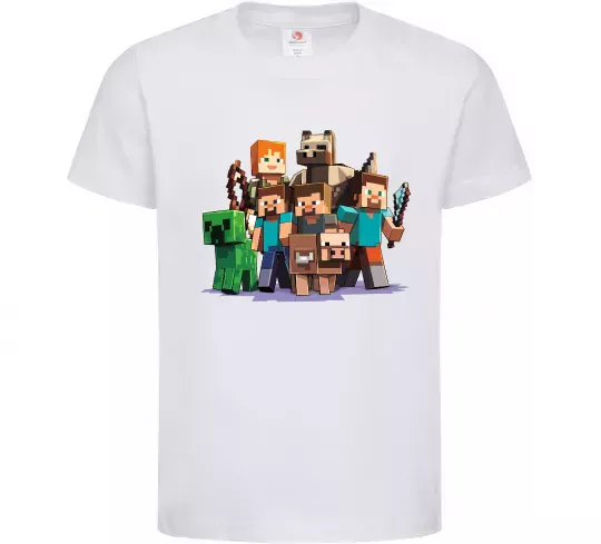 Дитяча футболка Steeve Alexa Білий фото