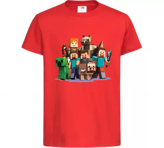 Дитяча футболка Steeve Alexa Червоний фото