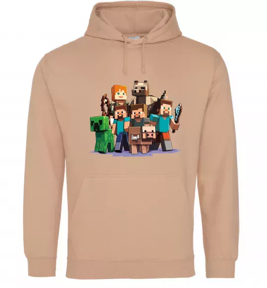 Чоловіча толстовка (худі) Steeve Alexa Пісочний фото