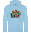 Мужская толстовка (худи) Steeve Alexa Голубой фото
