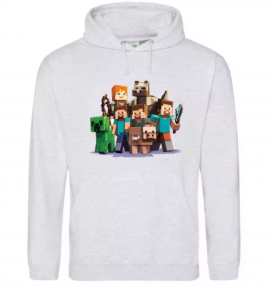 Жіноча толстовка (худі) Steeve Alexa Сірий меланж фото