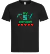 Мужская футболка My birthday Minecraft Черный фото