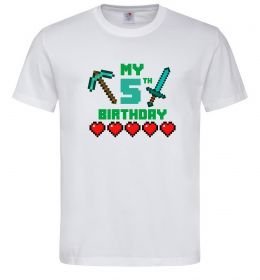 Чоловіча футболка My birthday Minecraft