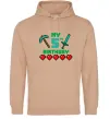 Мужская толстовка (худи) My birthday Minecraft Песочный фото