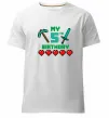 Мужская премиум футболка My birthday Minecraft Белый фото