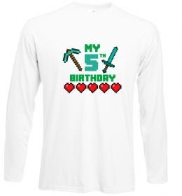 Лонгслив My birthday Minecraft