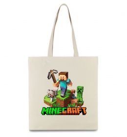 Эко-сумка Майнкрафт з киркою