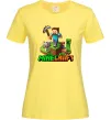Жіноча футболка Майнкрафт з киркою Лимонний фото