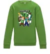 Детский Свитшот Майнкрафт зброя Лаймовый фото
