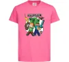 Детская футболка Майнкрафт зброя Ярко-розовый фото